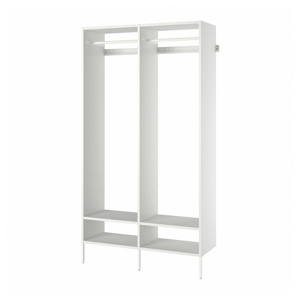 IKEA AURDAL wardrobe combination, white, 49 1/4x15 3/4x87 in, Ikea Ireland | 2195NJGPB