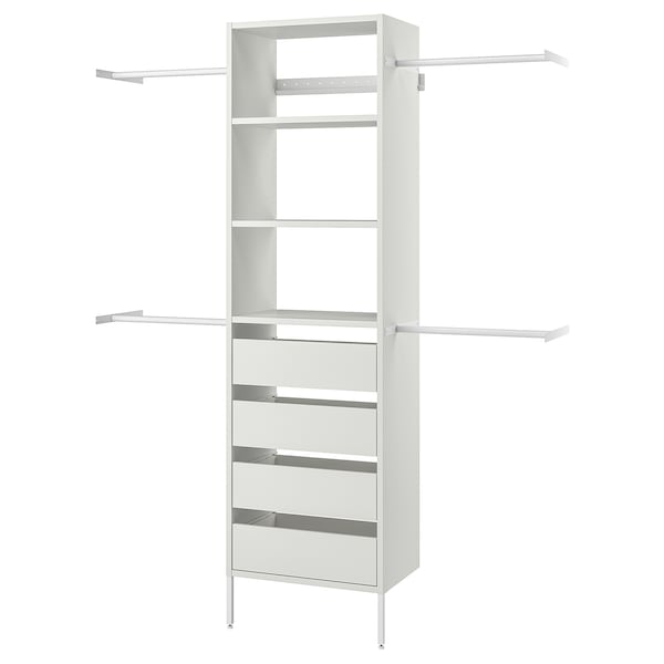 IKEA AURDAL wardrobe combination, white, 68 1/2-94 1/2x15 3/4x87 in, Ikea Ireland | 2148ZPOFB