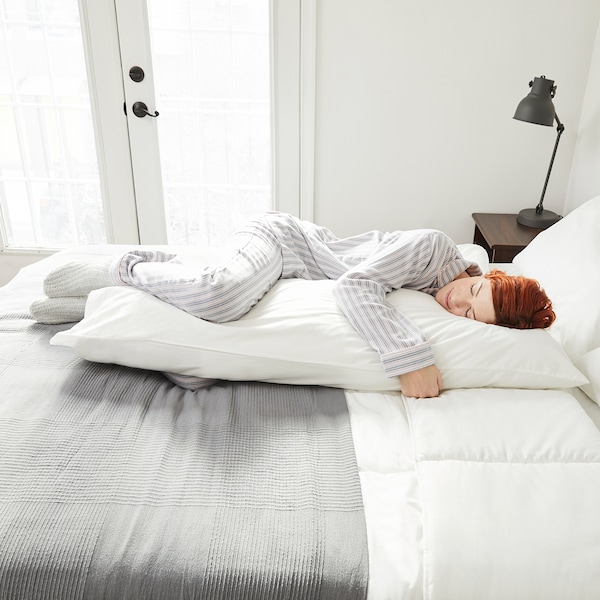 IKEA AXFRYLE body pillow, 50x19 5/8 in White, Ikea Ireland | 6380JTAZP