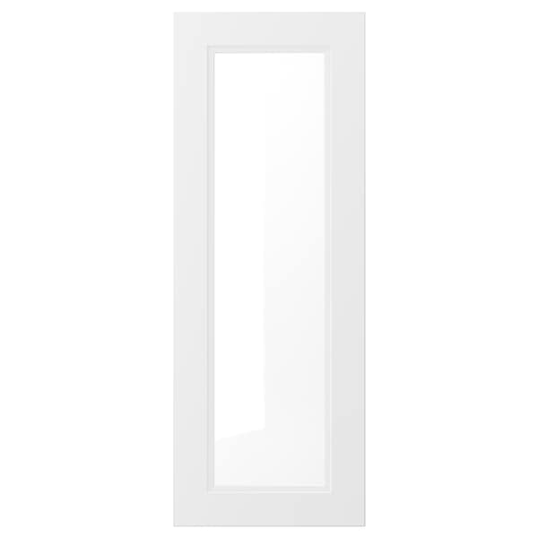 IKEA AXSTAD Glass door, 15x40 in White, Ikea Ireland | 9401CQUGH