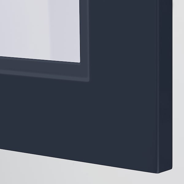 IKEA AXSTAD glass door, matte blue, 18x30 in Blue, Ikea Ireland | 9610QKMRJ