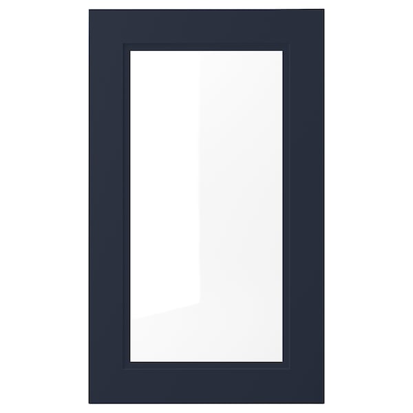 IKEA AXSTAD glass door, matte blue, 18x30 in Blue, Ikea Ireland | 9610QKMRJ