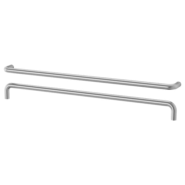 IKEA BAGGANÄS handle, 133/16 in, 2 pack Stainless Steel, Ikea Ireland | 1925BWQTD