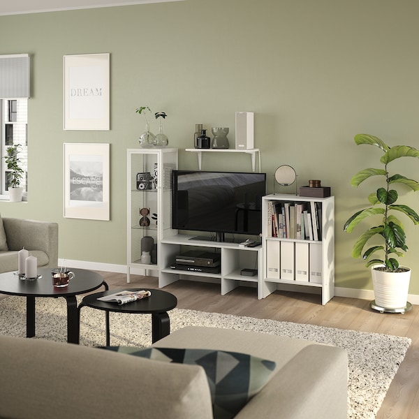 IKEA BAGGEBO TV storage combination, white, 68 1/2x13 3/4x45 5/8 in, Ikea Ireland | 9631TWDHI