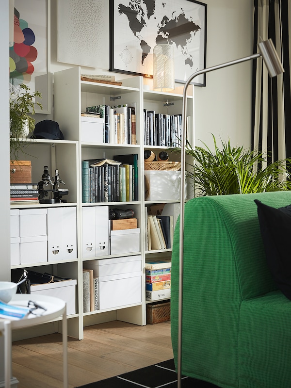 IKEA BAGGEBO bookcase, white, 19 5/8x9 7/8x63 in, Ikea Ireland | 8709YRHDU