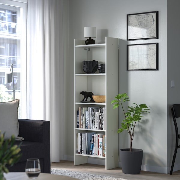 IKEA BAGGEBO bookcase, white, 19 5/8x9 7/8x63 in, Ikea Ireland | 8709YRHDU
