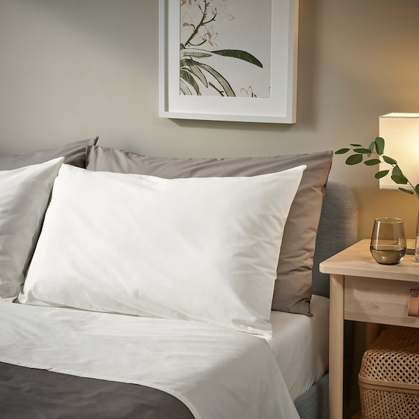 IKEA BALSAMPOPPEL sheet set, Full/Double White, Ikea Ireland | 7954VIDHZ