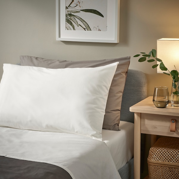 IKEA BALSAMPOPPEL sheet set, Twin White, Ikea Ireland | 6293DVWYB