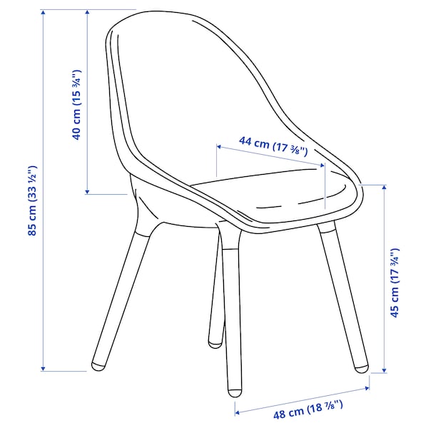 IKEA BALTSAR chair, white, Ikea Ireland | 2968DMFKO