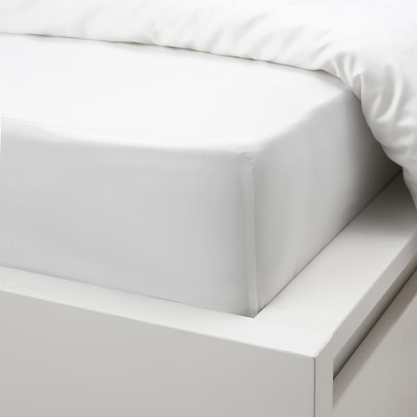IKEA BANDPALPMAL sheet set, Queen White, Ikea Ireland | 8792JZAMR