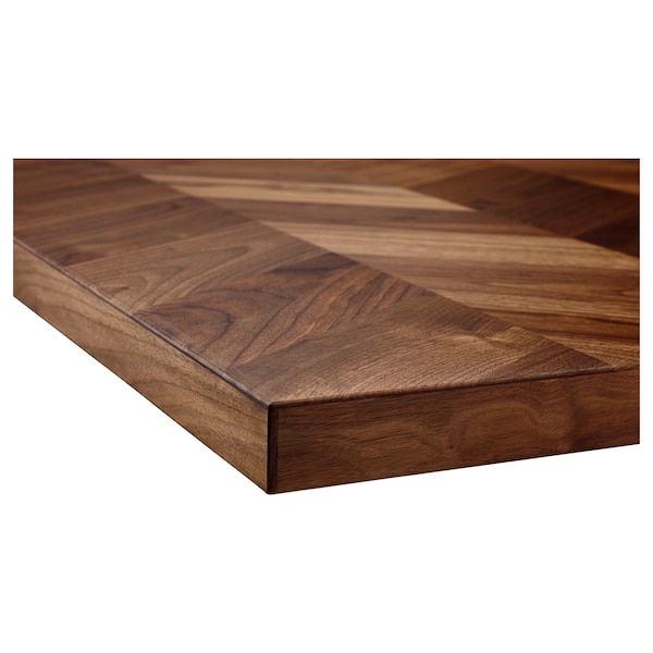 IKEA BARKABODA Countertop, walnut, veneer, 74x1 1/2 in, Ikea Ireland | 8431QXVAT