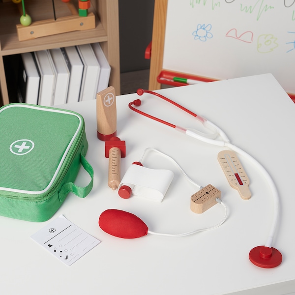 IKEA BARKBORRE 7-piece toy doctor’s set, Ikea Ireland | 8615KNSJV