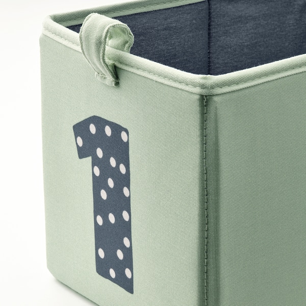 IKEA BARNDRÖM box, set of 3, green blue/beige, 6 ¾x10 ¾x6 ¾ in, Ikea Ireland | 3048THRIA