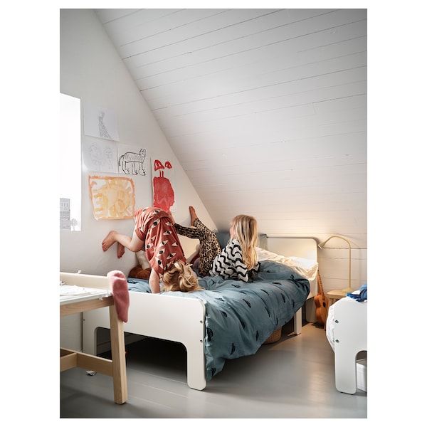 IKEA BARNDRÖM duvet cover and pillowcase(s), car pattern, Twin Blue, Ikea Ireland | 5094JKMWG