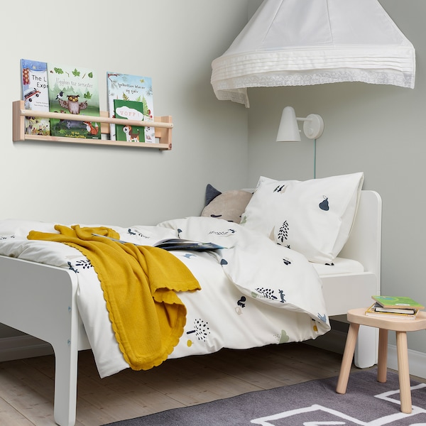 IKEA BARNDRÖM duvet cover and pillowcase(s), forest animal pattern, Twin Multicolor, Ikea Ireland | 9510GROSU