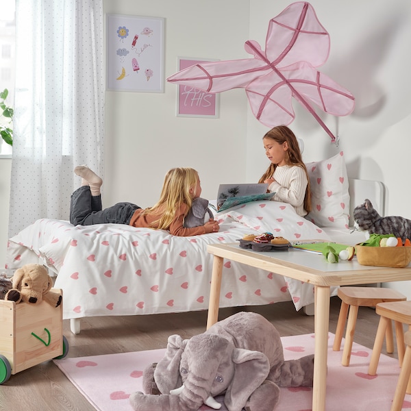 IKEA BARNDRÖM rug, pink, 4'4 inx5'3 in, Ikea Ireland | 4620TJCMP
