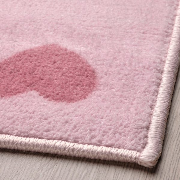 IKEA BARNDRÖM rug, pink, 4'4 inx5'3 in, Ikea Ireland | 4620TJCMP