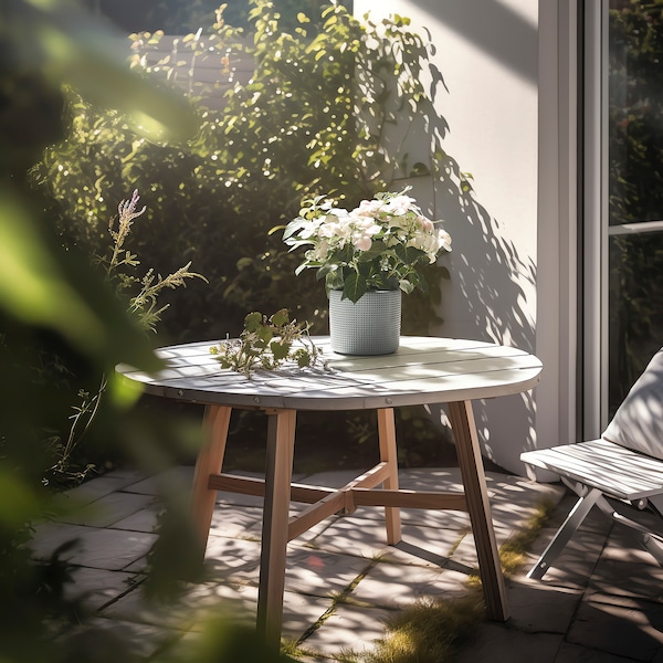 IKEA BÄCKDRÅG plant pot, dotted surface, 6 in White Gray, Ikea Ireland | 8967VKIPZ