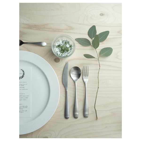 IKEA BEHAGFULL 20-piece flatware set, stainless steel, Ikea Ireland | 6571TYFBU
