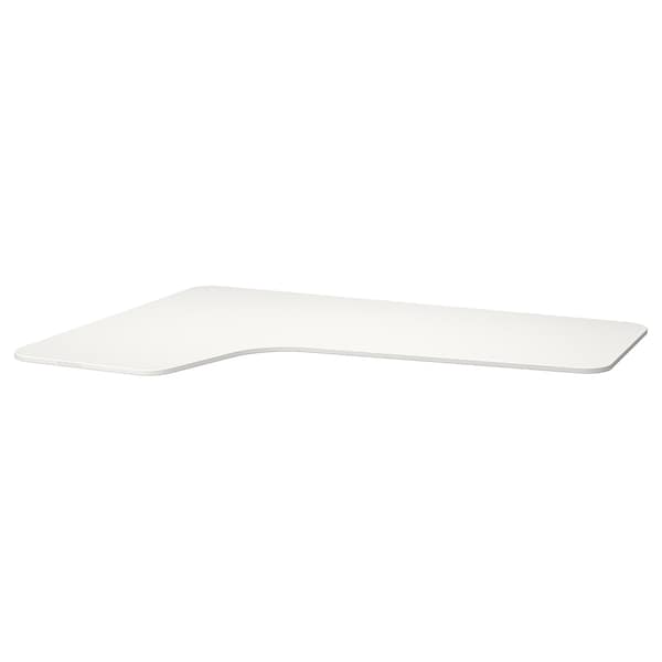 IKEA BEKANT Corner table top left, 63x43 1/4 in White, Ikea Ireland | 8462YTPHK