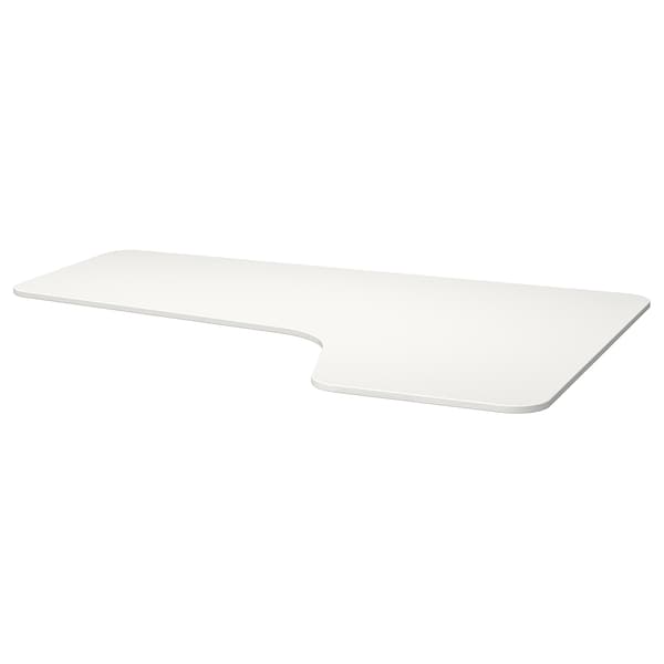 IKEA BEKANT Corner table top right, 63x43 1/4 in White, Ikea Ireland | 5038UDAMT
