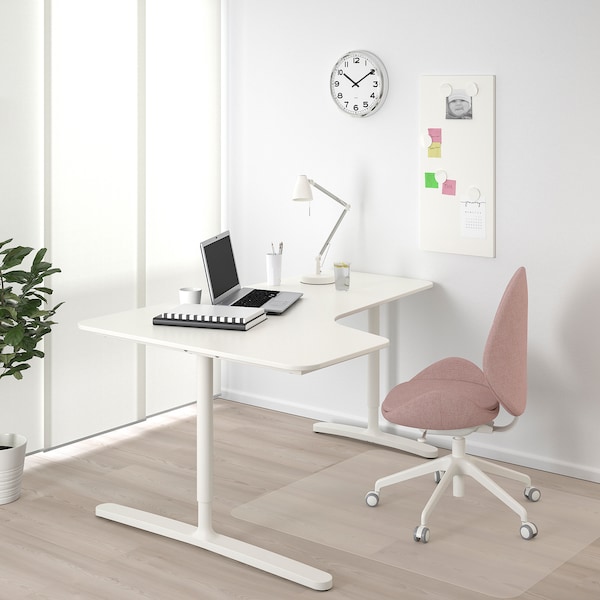IKEA BEKANT corner desk-left, 63x43 1/4 in White, Ikea Ireland | 8935SKJMZ