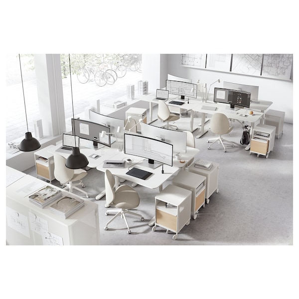 IKEA BEKANT desk, 47 1/4x31 1/2 in White, Ikea Ireland | 7631QSEDW
