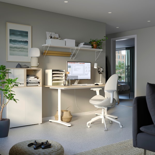 IKEA BEKANT desk, 47 1/4x31 1/2 in White, Ikea Ireland | 7302SWURO