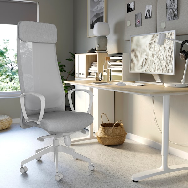 IKEA BEKANT desk, 47 1/4x31 1/2 in White, Ikea Ireland | 7302SWURO