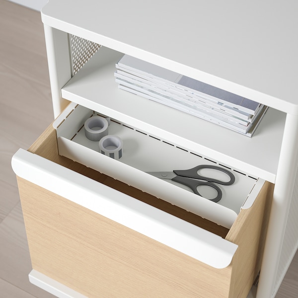 IKEA BEKANT storage unit on casters, 16 1/8x24 in White, Ikea Ireland | 7540TVYOI