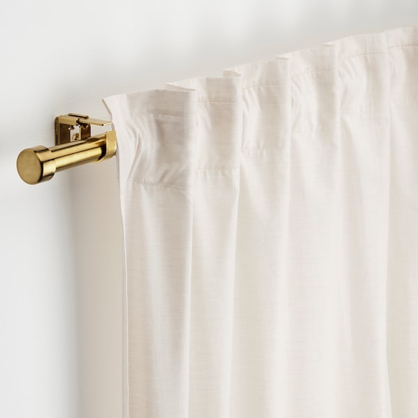 IKEA BEKRÄFTA curtain rod set, 47 ¼-82 ¾1 1/8 in Brass Color, Ikea Ireland | 9724JTVDZ