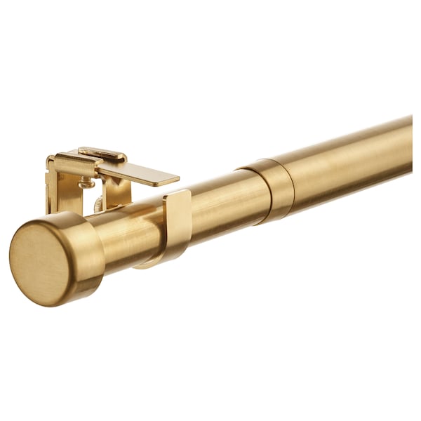 IKEA BEKRÄFTA curtain rod set, 47 ¼-82 ¾1 1/8 in Brass Color, Ikea Ireland | 9724JTVDZ