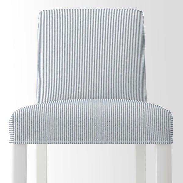 IKEA BERGMUND bar stool with backrest White / Rommele Dark Blue / White, Ikea Ireland | 4720VJCFQ