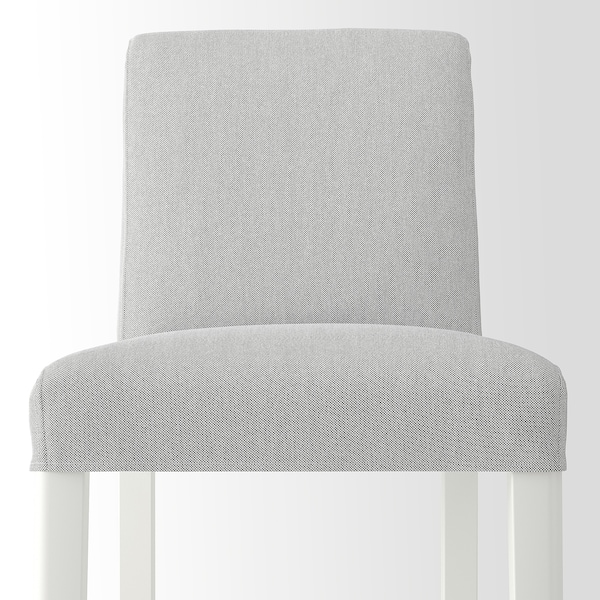 IKEA BERGMUND bar stool with backrest White / Orrsta Light Gray, Ikea Ireland | 3062RWJNL