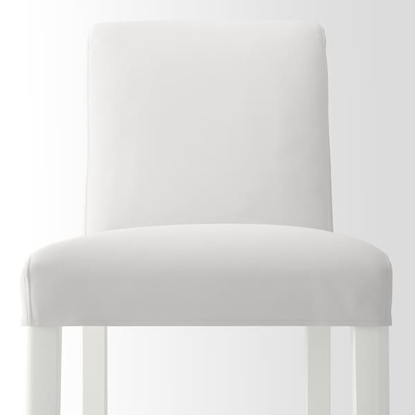 IKEA BERGMUND bar stool with backrest White / Inseros White, Ikea Ireland | 5210YVGHU