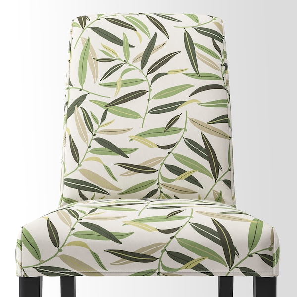 IKEA BERGMUND chair Black / Fågelfors Multicolor, Ikea Ireland | 2307ERCXL