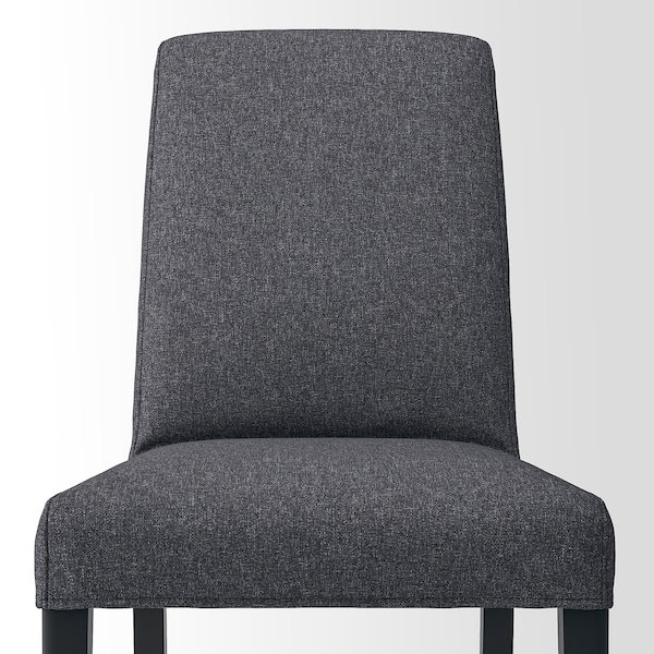 IKEA BERGMUND chair Black / Gunnared Medium Gray, Ikea Ireland | 9328CWKRG