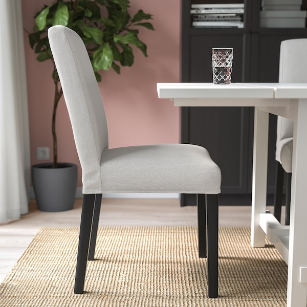 IKEA BERGMUND chair Black / Orrsta Light Gray, Ikea Ireland | 4537FQNDT