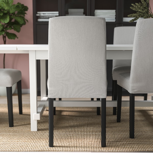 IKEA BERGMUND chair Black / Orrsta Light Gray, Ikea Ireland | 4537FQNDT