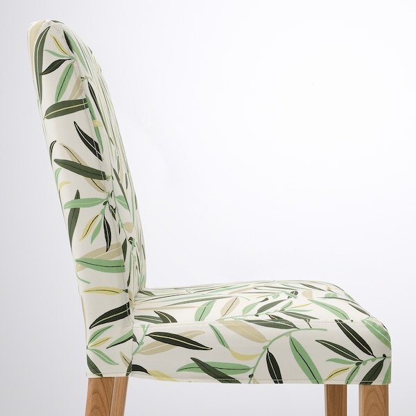 IKEA BERGMUND chair Oak Effect / Fågelfors Multicolor, Ikea Ireland | 8913LBAPS