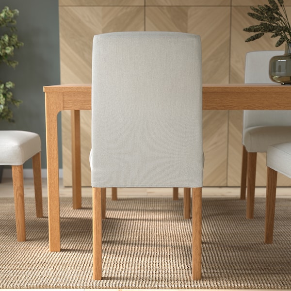IKEA BERGMUND chair Oak Effect / Orrsta Light Gray, Ikea Ireland | 2857GKDVI
