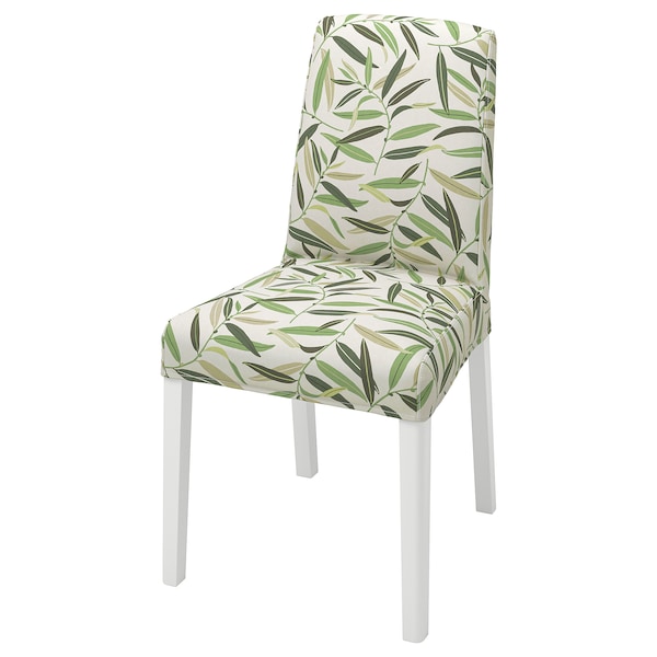 IKEA BERGMUND chair White / Fågelfors Multicolor, Ikea Ireland | 9385GTDNF