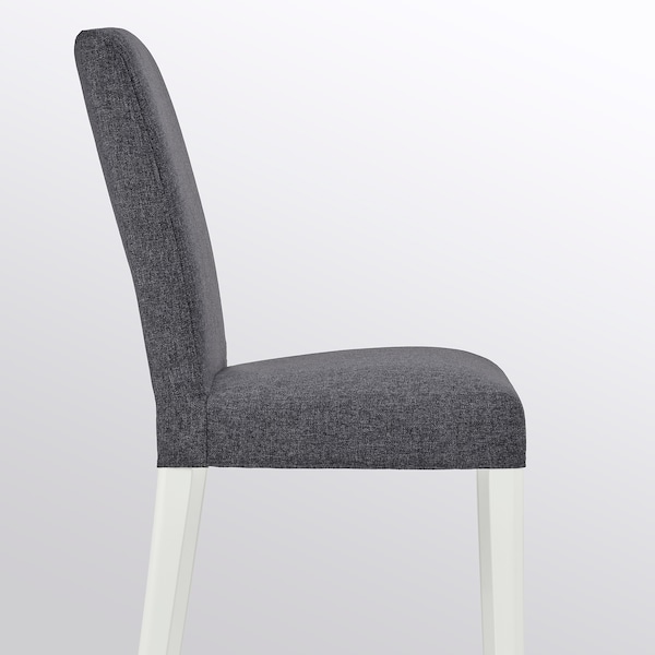 IKEA BERGMUND chair White / Gunnared Medium Gray, Ikea Ireland | 8243TKDVG