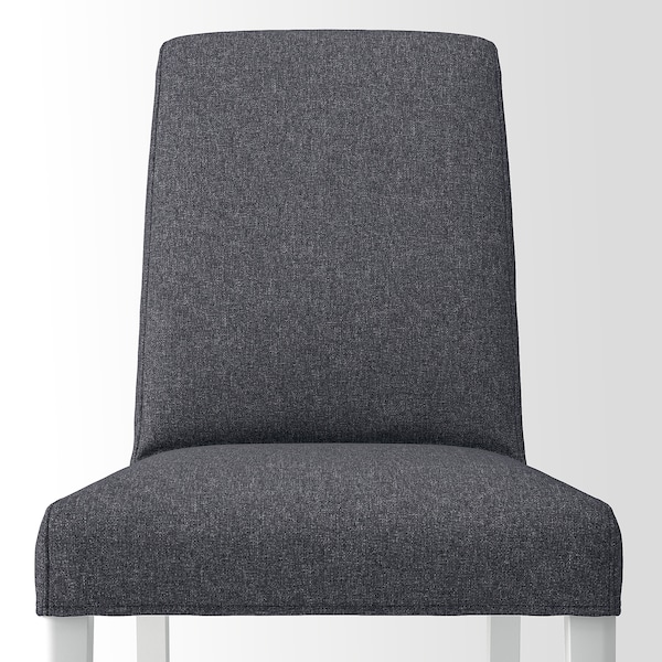 IKEA BERGMUND chair White / Gunnared Medium Gray, Ikea Ireland | 8243TKDVG