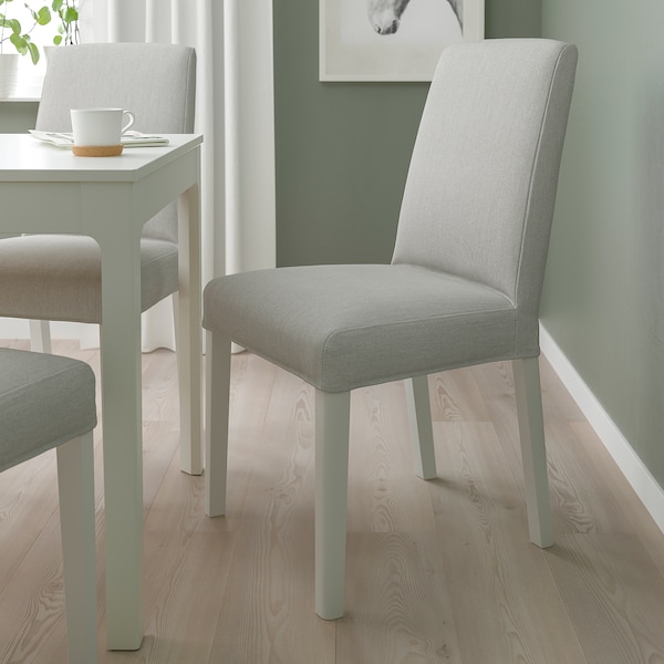 IKEA BERGMUND chair White / Orrsta Light Gray, Ikea Ireland | 5341DHFSV