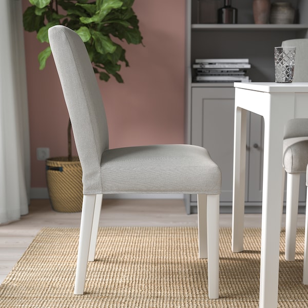IKEA BERGMUND chair White / Orrsta Light Gray, Ikea Ireland | 5341DHFSV
