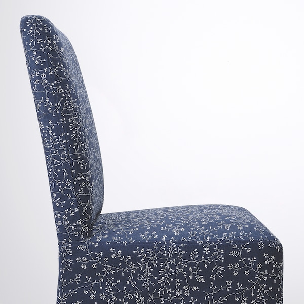 IKEA BERGMUND chair w medium long cover Oak Effect / Ryrane Dark Blue, Ikea Ireland | 3169XTYCR