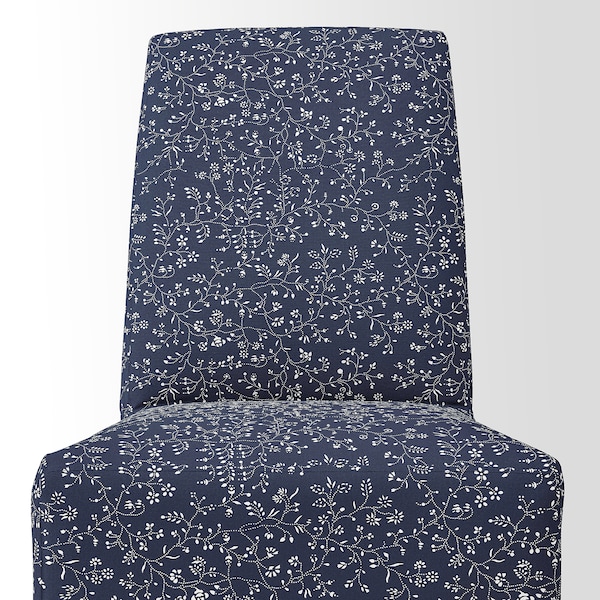 IKEA BERGMUND chair w medium long cover White / Ryrane Dark Blue, Ikea Ireland | 8316LDKZM