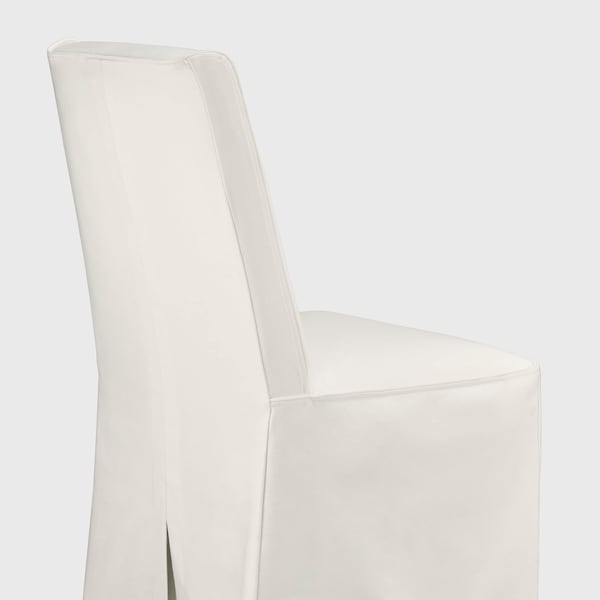 IKEA BERGMUND chair with long cover Black / Inseros White, Ikea Ireland | 6312MYITR