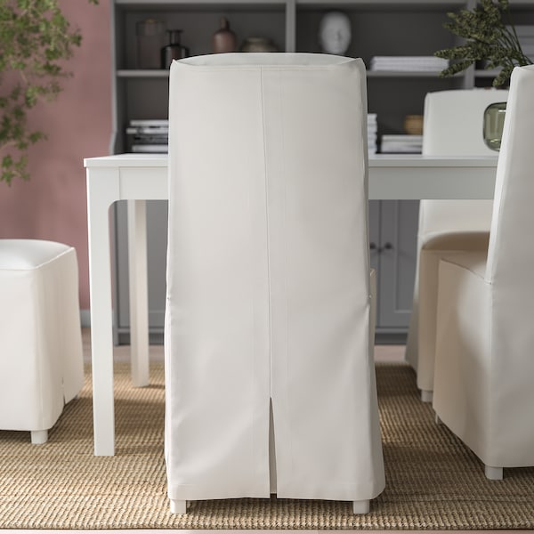 IKEA BERGMUND chair with long cover White / Inseros White, Ikea Ireland | 2351ITEUC